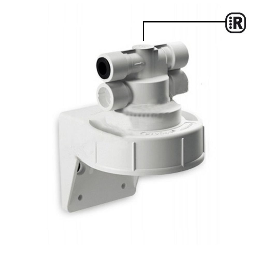 Cabeçote PROFINE® Simples "R" 2.5 l/m + Suporte Parede * 3/8" in/out