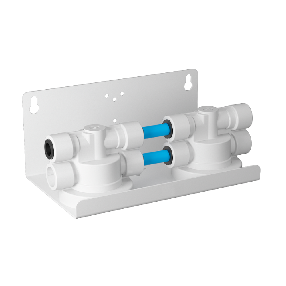 Cabeçote PROFINE® Duplo + Suporte Parede * 3/8" in/out