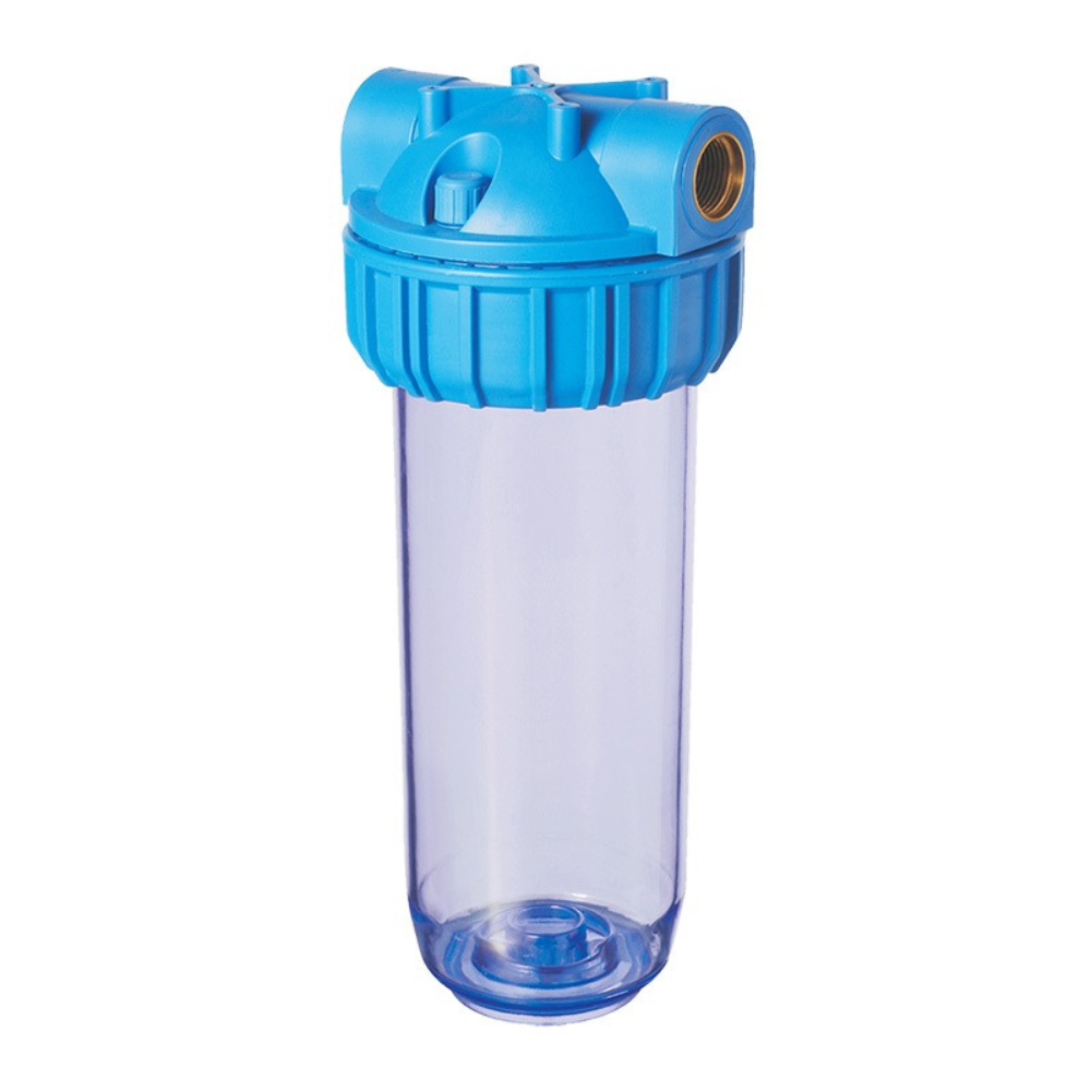 FILTRO DE ÁGUA 10" DE 3 PEÇAS C/ROSCA DE 1" POLEGADA