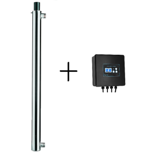 SISTEMA UV 412 LCD 1" EM AÇO INOX 304 * 2700 L/h