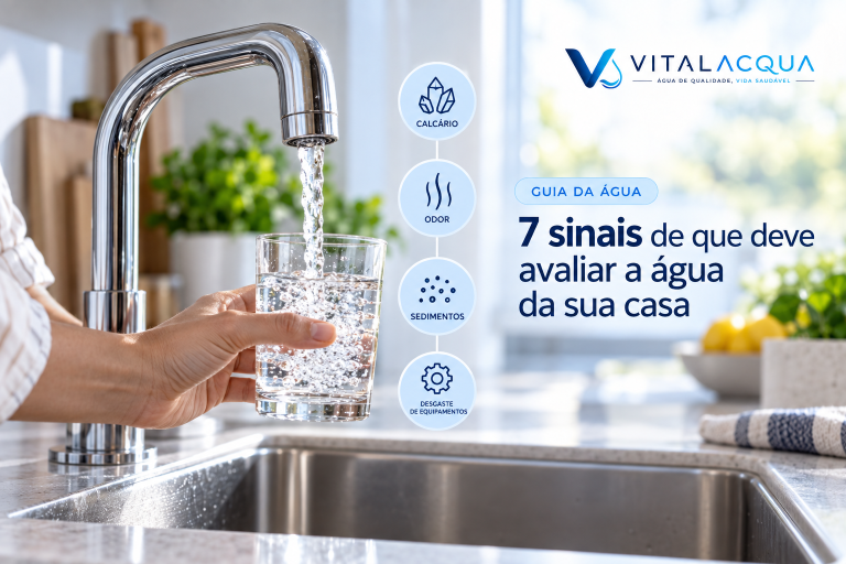 7 sinais de que deve avaliar a água da sua casa
